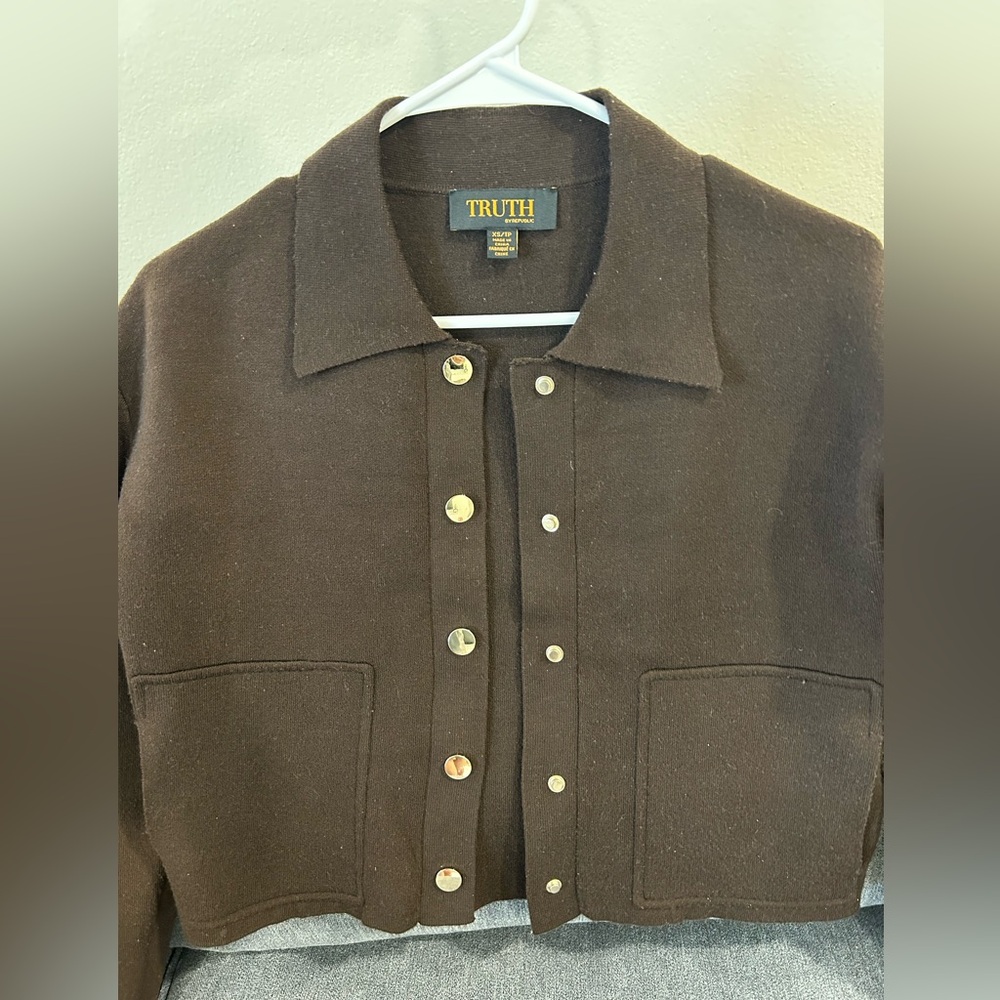 TRUTH by Republic Women’s  Dark Brown Utility Jacket